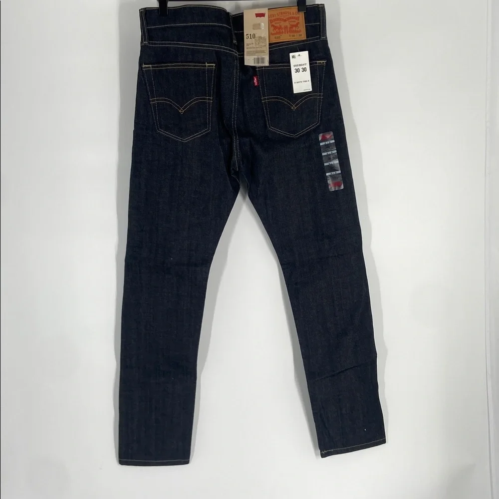 Levi’s 510 Black Skinny Pants Jean Size 30X30 NWT